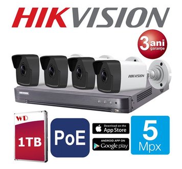 HIKVISION 5 Megapixeli IP POE 1TB 30m ID999MARKET_6595578 фото