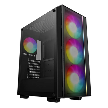 Case ATX Deepcool MATREXX 55 MESH v4, w/o PSU, 3x140mm & 1x120mm ARGB Вентиляторs, 2xUSB3.0, Front Mesh, Te 222097 фото