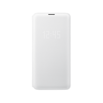 Original Sam. LED Flip Wallet Galaxy S10E, White 127790 фото