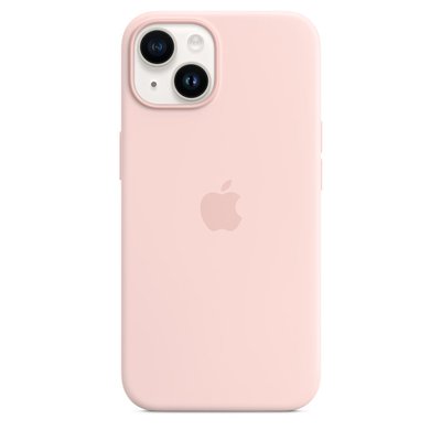 Original iPhone 14 Silicone Case with MagSafe - Chalk Pink, Model A2910 202775 фото