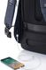 Backpack Bobby Hero Regular, anti-theft, P705.295 for Laptop 15.6" & City Bags, Navy 119783 фото 2