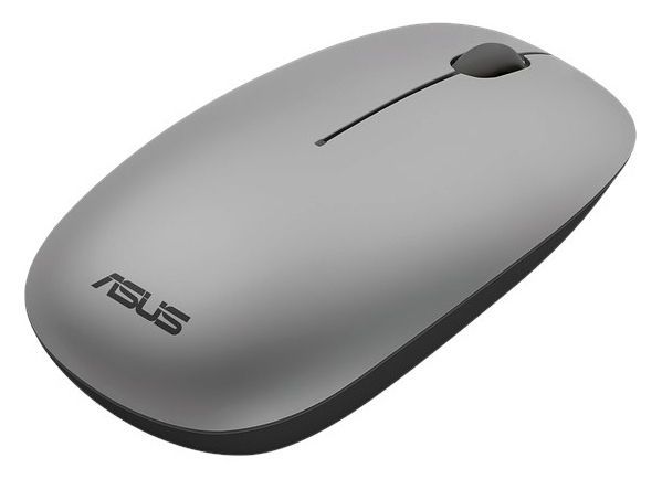 Wireless Keyboard & Mouse Asus W5000, Ultra-thin, Metal-like finish, Silent, 1xAA/2xAAA, Grey 97283 фото