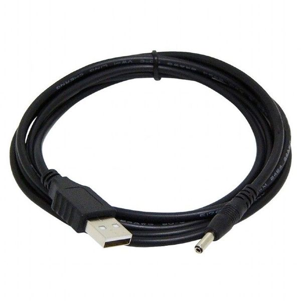 Cable USB AM/ power 3.5mm, 1.8 m, USB2.0, Cablexpert, Black, CC-USB-AMP35-6 80304 фото