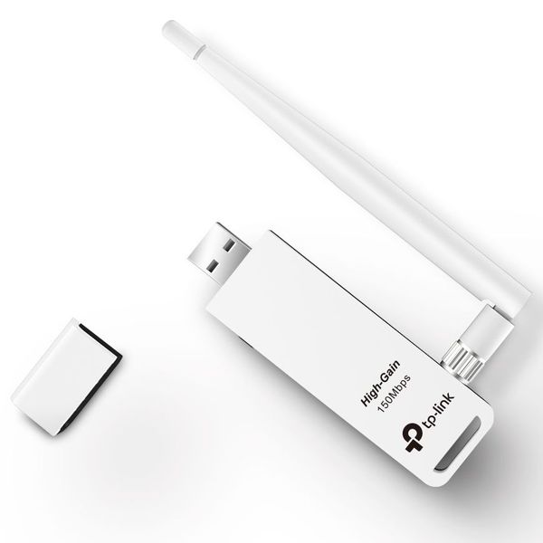 USB2.0 Wireless N LAN Adapter TP-LINK "TL-WN722N", 150Mbps, Detachable Antenna 39264 фото