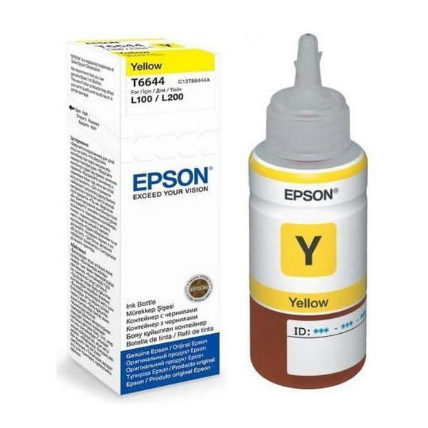 Ink Epson C13T66444A yellow bottle 70ml 48403 фото