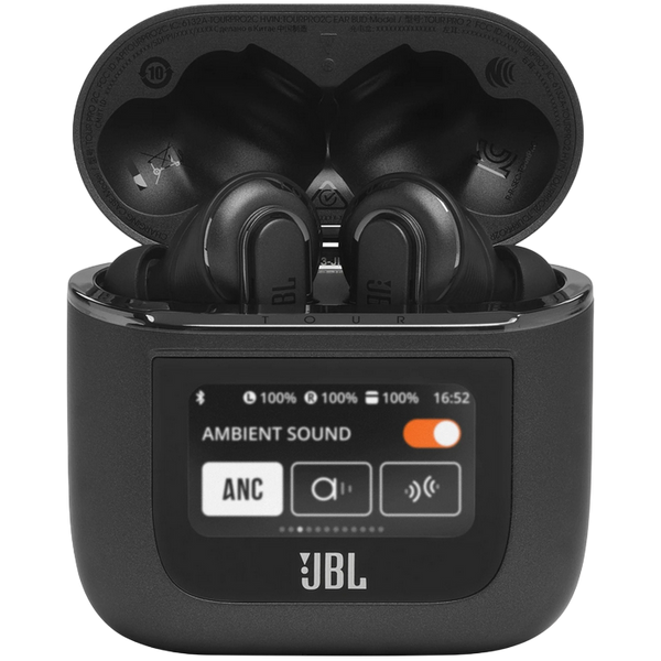 True Wireless JBL Tour Pro 2 Black Active Noise Cancelling with Smart Ambient 211951 фото