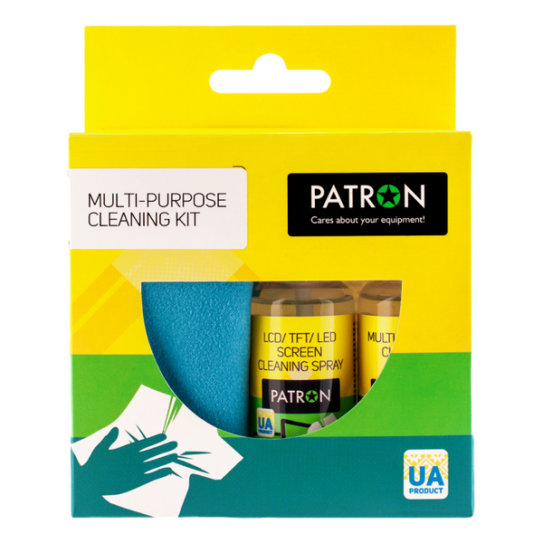 Cleaning set Universal PATRON "F3-019" Twice (Sprey 50ml+Wipe) Patron 110479 фото