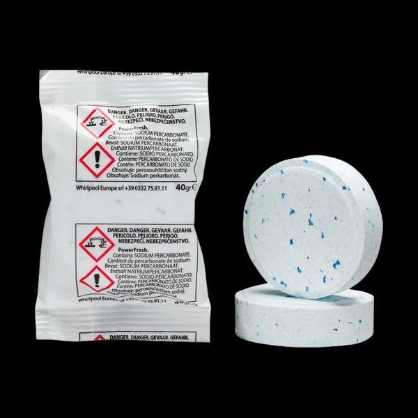 Washing machine hygienizer & anti-odour tabs Wpro 3 tabs x 40 g 212387 фото