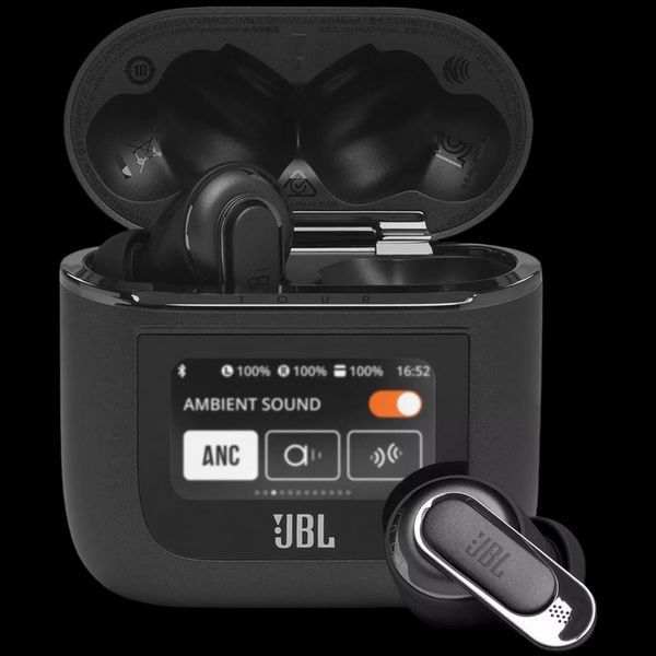 True Wireless JBL Tour Pro 2 Black Active Noise Cancelling with Smart Ambient 211951 фото