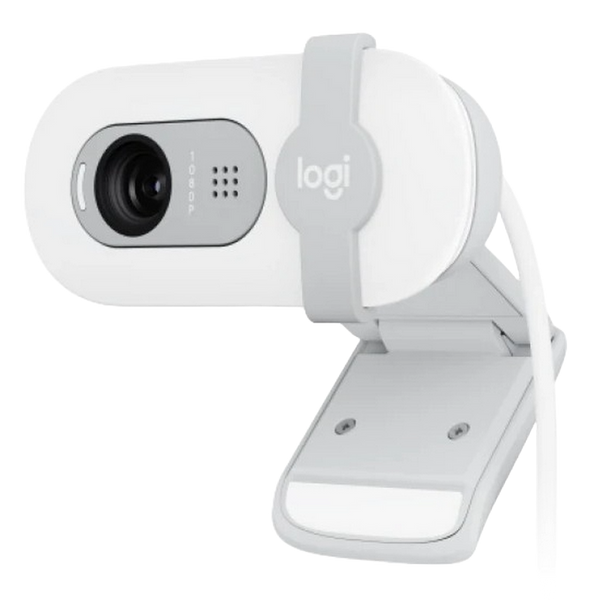 Camera Logitech BRIO 100, 1080p/30fps, FoV 58°, 2MP, Fixed Focus, Shutter, 1.5m, White 209815 фото