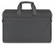 NB bag Rivacase 8257, for Laptop 17.3" & City Bags, Canvas Black 90764 фото 5