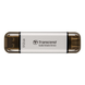 .512GB Transcend Portable SSD ESD310S Silver, USB-A/C 3.2 (71.3x20x7.8 mm, 11g, R/W:1050/950 MB/s) 207619 Imagini 1