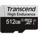 512GB MicroSD (Class 10) UHS-I (U3),+SD adapter, Transcend "TS512GUSD350V" (R/W:95/45MB/s,Endurance) 210990 фото 2
