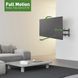 Wall Mount Barkan ''E3433'' Black 13"-65" Full Motion, max.40kg, VESA mm: up to 400x400mm 125963 Imagini 2