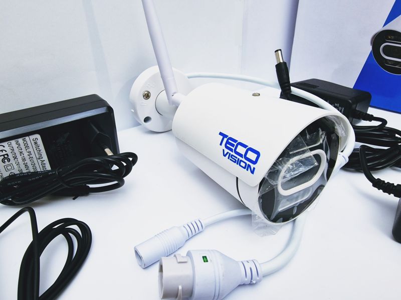 TECO Набор из 2 камер Wi-Fi, NVR Wi-Fi 3 Мегапикселя Цветной ночной микрофон KWF2CH3MP KWF2CH3MP фото