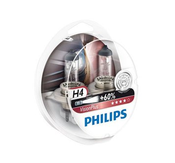 PHILIPS H4 VISIONPLUS 12V 60/55W P43T-38 – 12342VPS2 ID999MARKET_6590702 фото