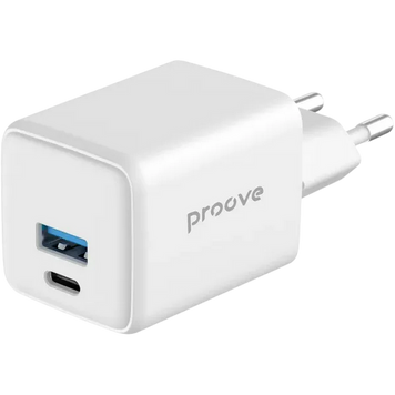 Incarcator Proove Pocket Gan 30W (Type-C + USB), White 249235 фото