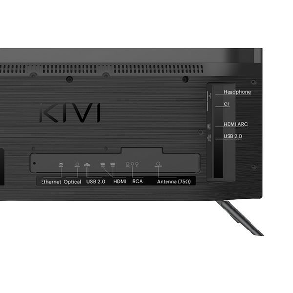 24" LED SMART TV KIVI 24H710QB, 1366x768 HD, Google TV, Black 219238 фото