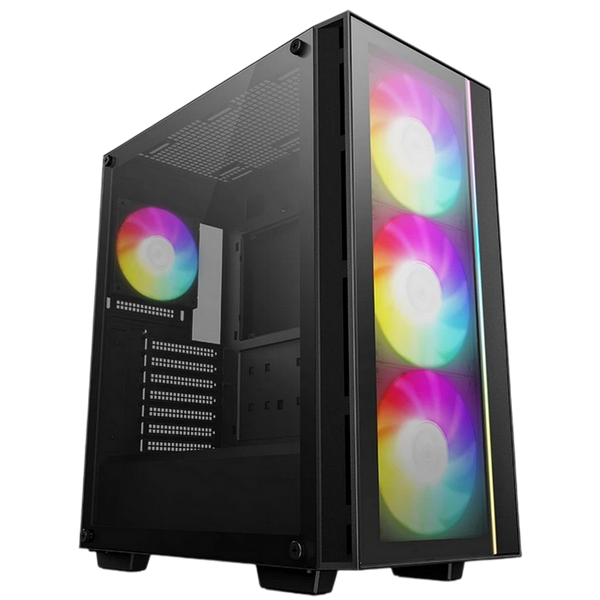 Case ATX Deepcool MATREXX 55 v4, w/o PSU, 3x140mm & 1x120mm ARGB Ventilators, 2xUSB3.0, Front & Side Temper 222098 Imagini