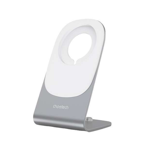 Wireless Magnetic Charger Stand CHOETECH, H046 + T518-F, White 204093 фото
