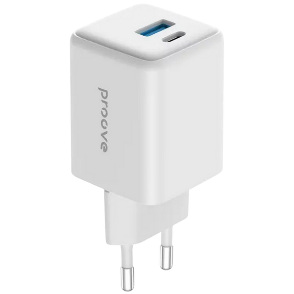 Incarcator Proove Pocket Gan 30W (Type-C + USB), White 249235 фото