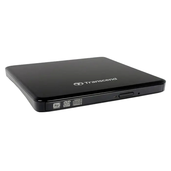 External Portable Slim 8x DVD-RW Drive Transcend "TS8XDVDS", Black, (USB2.0), Retail 54316 Imagini