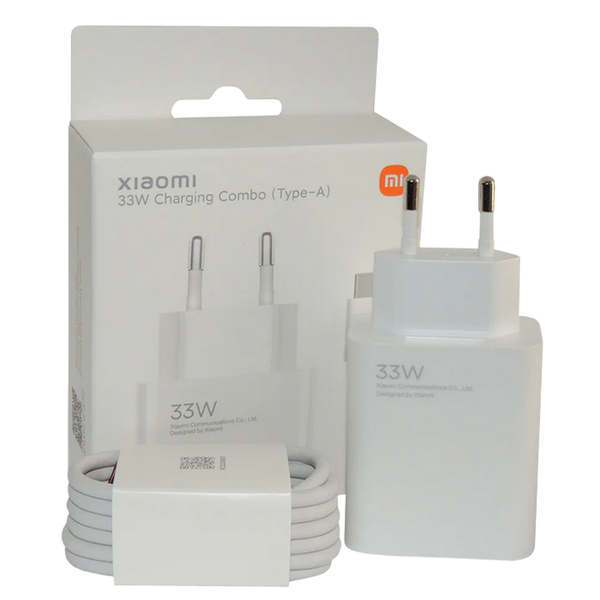 Xiaomi Charger 33W, Charging Combo (Type-A), BHR9956EU, White 228609 фото