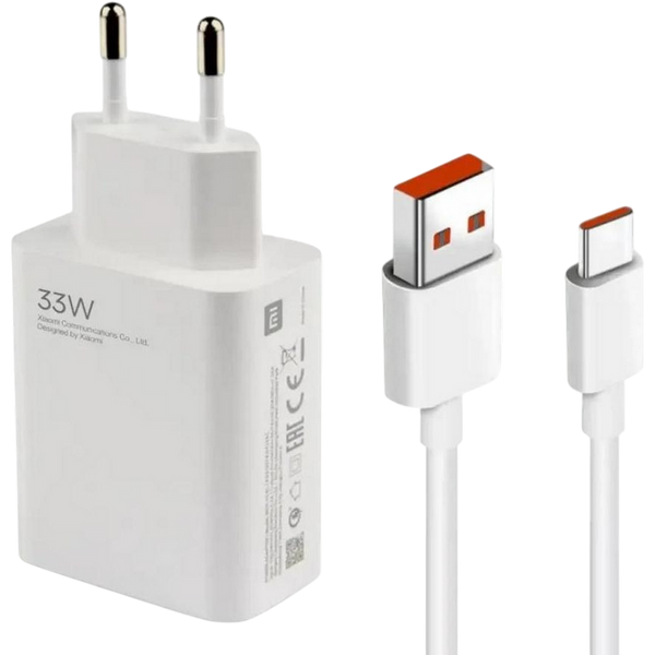 Xiaomi Charger 33W, Charging Combo (Type-A), BHR9956EU, White 228609 фото