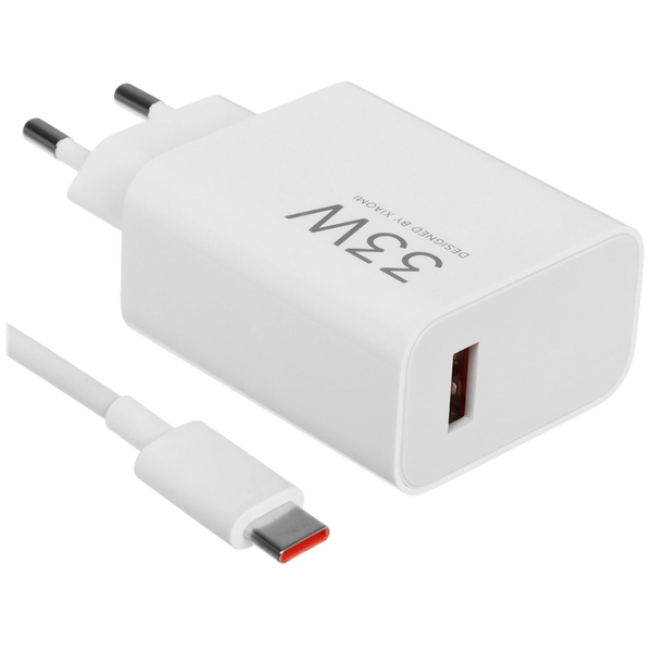Xiaomi Charger 33W, Charging Combo (Type-A), BHR9956EU, White 228609 фото