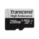 .256GB MicroSD (Class 10) UHS-I (U3),+SD adapter, Transcend "TS256GUSD350V" (R/W:95/45MB/s,Endurance 128721 Imagini 2
