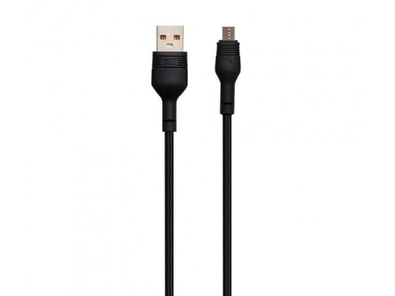 Micro-USB Cable XO, Brainded, NB55, Black 128761 Imagini