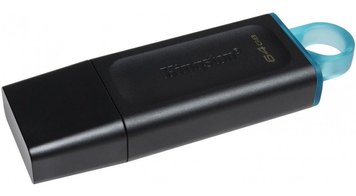 64GB USB3.2 Flash Drive Kingston DataTraveler Exodia (DTX/64GB), Black, Plastic, Classic Cap 123227 фото