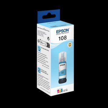 Ink Epson C13T09C54A, 108 EcoTank Light Cyan ink bottle 211269 Imagini