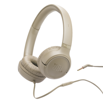 Headphones JBL T530 Beige, On-ear 245528 Imagini