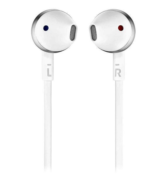 Earphones Bluetooth JBL Tune 205BT, Silver 87555 Imagini