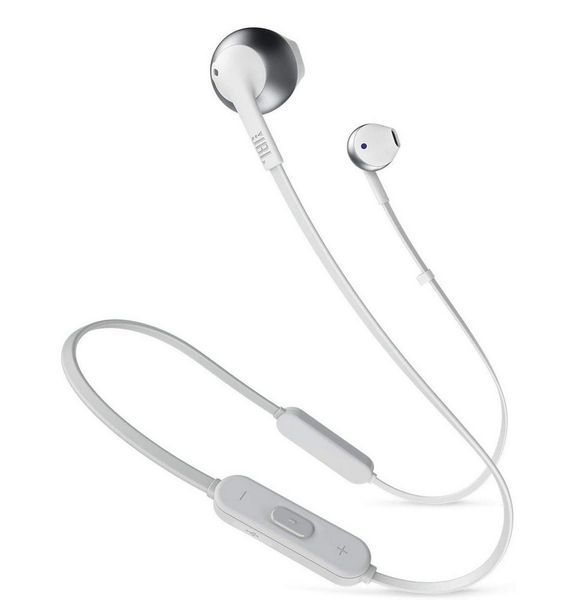 Earphones Bluetooth JBL Tune 205BT, Silver 87555 Imagini
