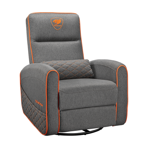 Gaming Sofa Cougar Fidom Gray/Orange with footrest 227135 Imagini