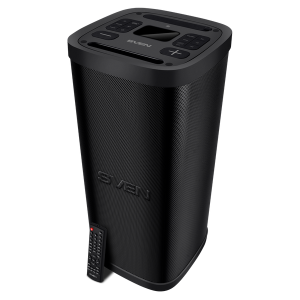 Partybox SVEN "PS-950" 160W, TWS, IPx4, Bluetooth, FM, USB, microSD, LED-display, 8800mA*h, Black 219160 фото