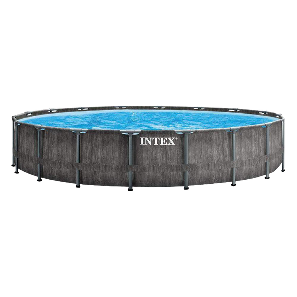 Intex 26744 Piscina Сadru Metal PREMIUM GREYWOOD 549x122cm, 24311L 138199 фото