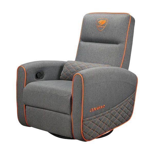 Gaming Sofa Cougar Fidom Gray/Orange with footrest 227135 Imagini