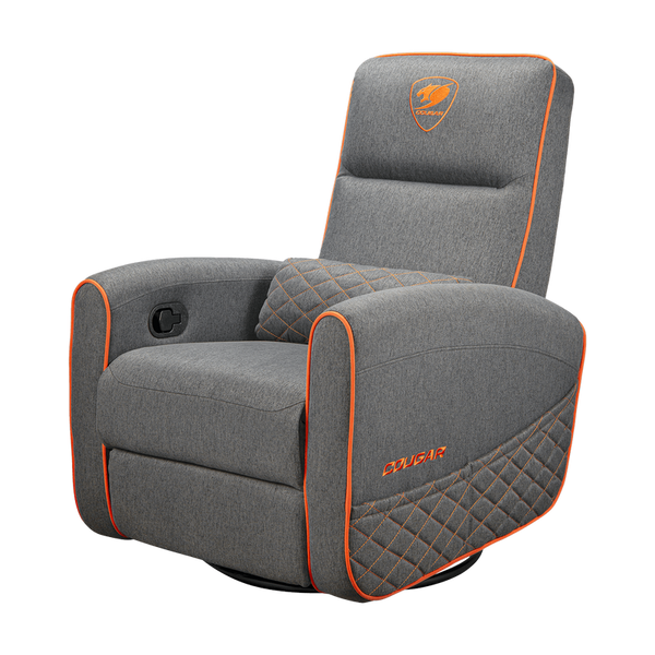 Gaming Sofa Cougar Fidom Gray/Orange with footrest 227135 Imagini