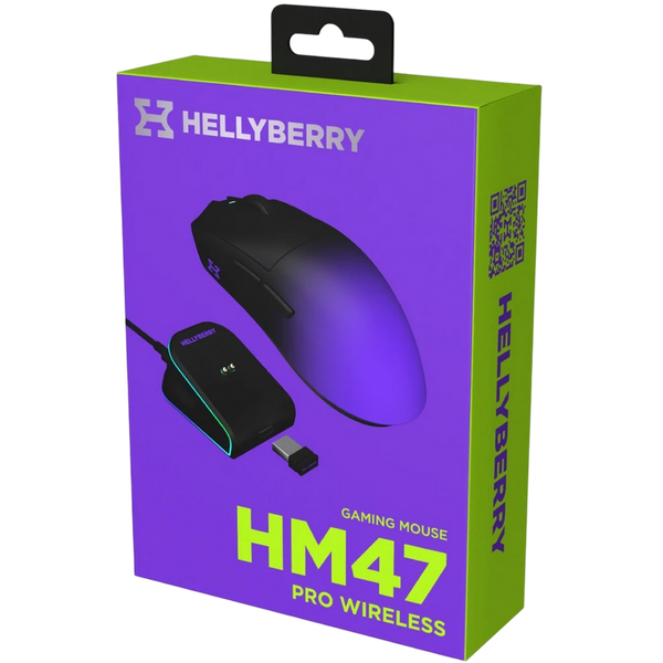 Gaming Mouse HATOR Hellyberry HM47 PRO Wireless black-violet gradient 266455 фото