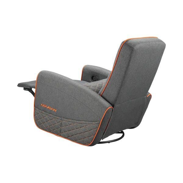 Gaming Sofa Cougar Fidom Gray/Orange with footrest 227135 Imagini