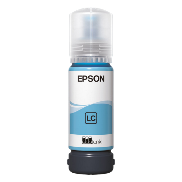 Ink Epson C13T09C54A, 108 EcoTank Light Cyan ink bottle 211269 фото
