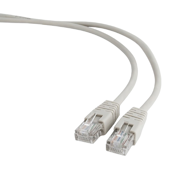 20m, FTP Patch Cord Gray, PP22-20M, Cat.5E, Cablexpert, molded strain relief 50u" plugs 48033 фото