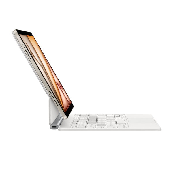 Magic Keyboard for iPad Pro 11‑inch (M2, M3), Air 4th, 5th gen. - Russian - White 229742 Imagini