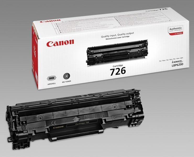 Laser Cartridge Canon 726, black 47996 Imagini
