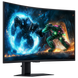 37" SAMSUNG Odyssey G7 G75F,Black,Curved-VA,3840x2160,165Hz,FreeSync,1msMPRT,350cd,HRD10,DP+HDMI+USB 267997 Imagini 11