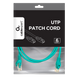 Patch Cord Cat.6U 1m, Green, PP6U-1M/G, Cablexpert, Stranded Unshielded 146317 фото 3