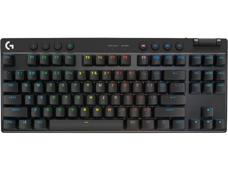 Wireless Gaming Keyboard Logitech G PRO X, TLK, Mechanical, Tactile SW, RGB, BT/2.4, Rech. EN, Black 209818 фото